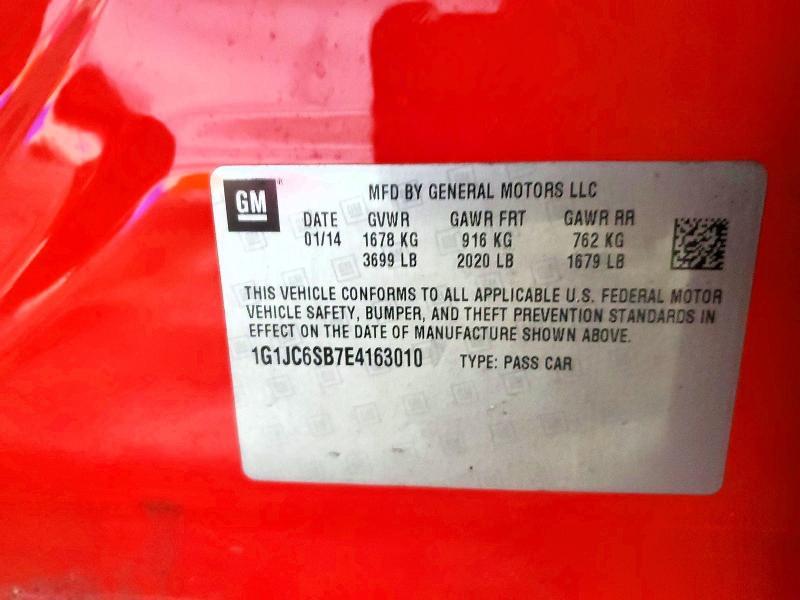 2014 Chevrolet Sonic lt