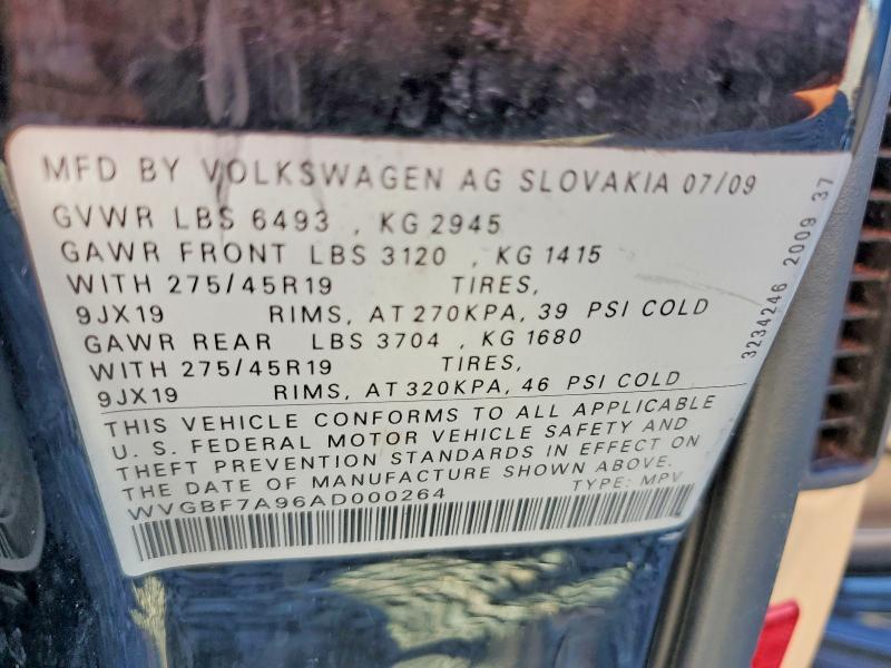 2010 Volkswagen Touareg V6