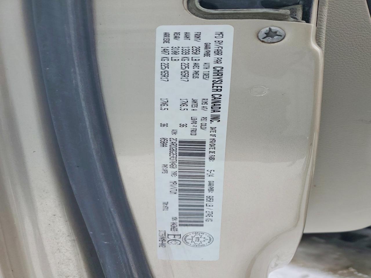 2014 Dodge Grand Caravan se