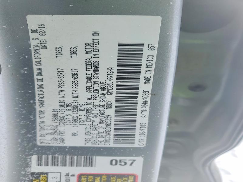 2016 Toyota Tacoma Double Cab