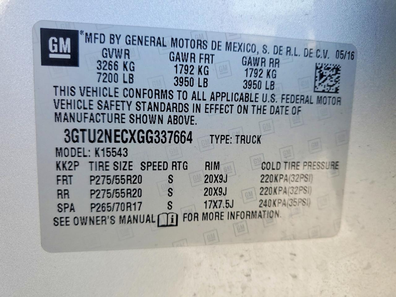 2016 GMC Sierra K1500 SLT