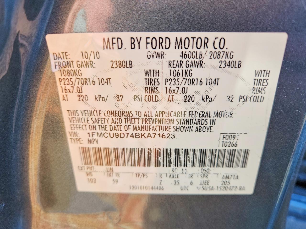 2011 Ford Escape xlt