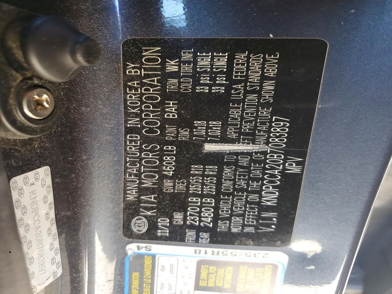 2011 KIA Sportage ex