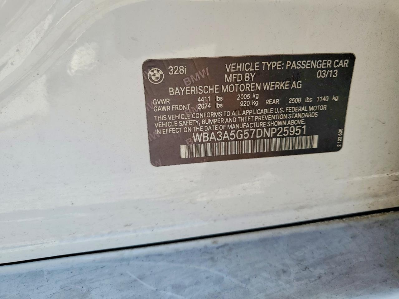 2013 BMW 328 i