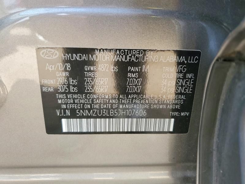 2018 Hyundai Santa fe Sport