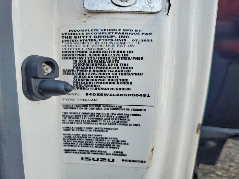 2022 Isuzu NRR Dump Truck