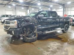 Salvage Trucks for sale at auction: 2017 Chevrolet Silverado K1500 High Country