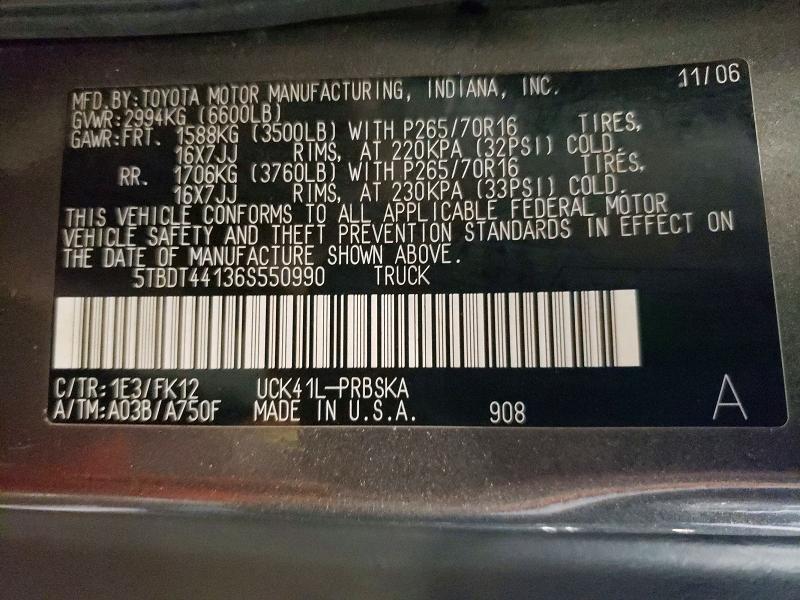 2006 Toyota Tundra SR5