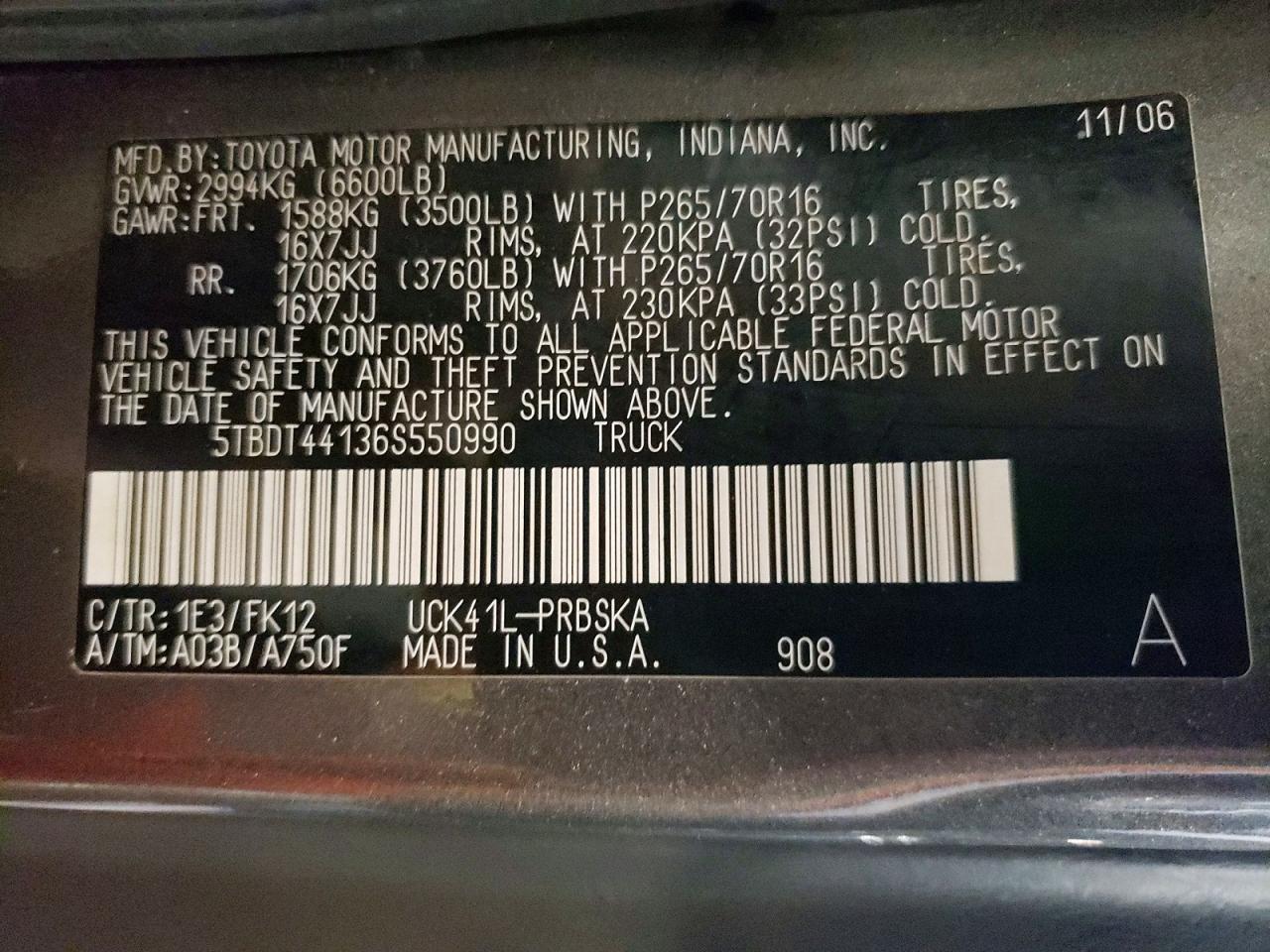 2006 Toyota Tundra SR5