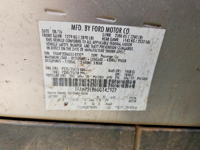 2016 Ford Taurus sel