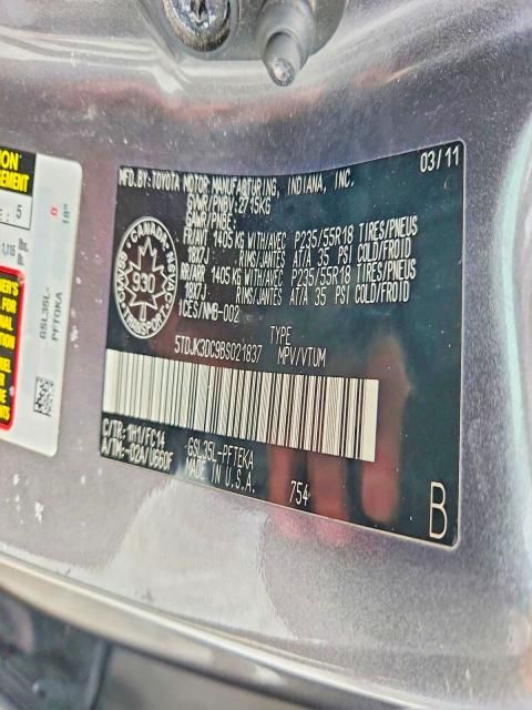 2011 Toyota Sienna le