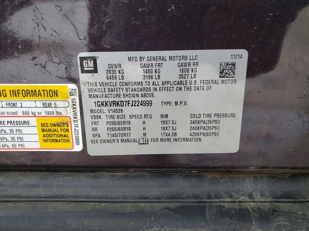 2015 GMC Acadia Slt-1