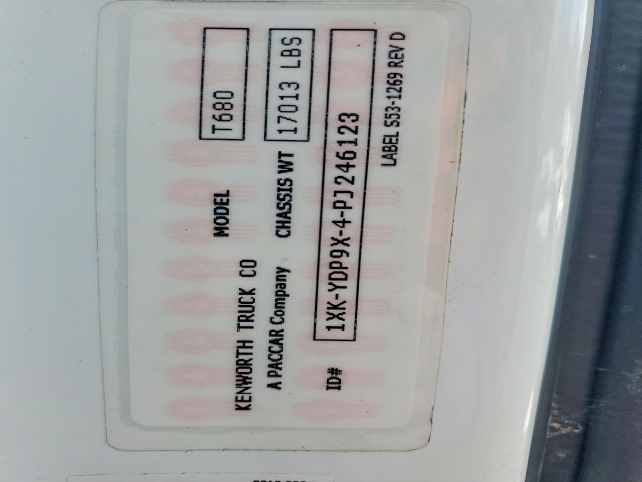 2023 Kenworth T680 Semi Truck