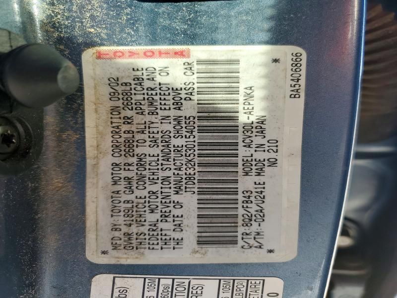 2003 Toyota Camry le