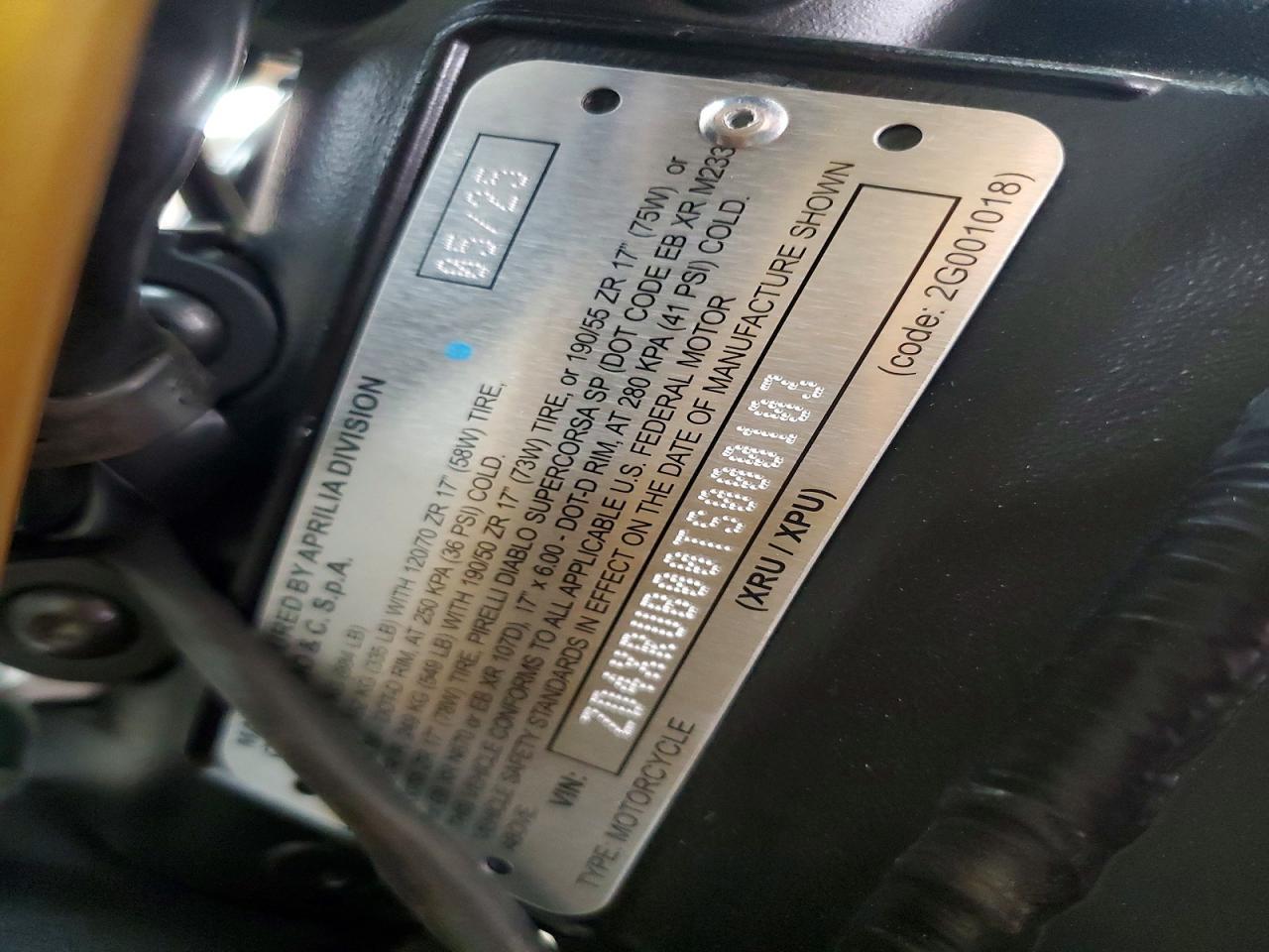 2026 Aprilia Tuono V4 1100 Factory