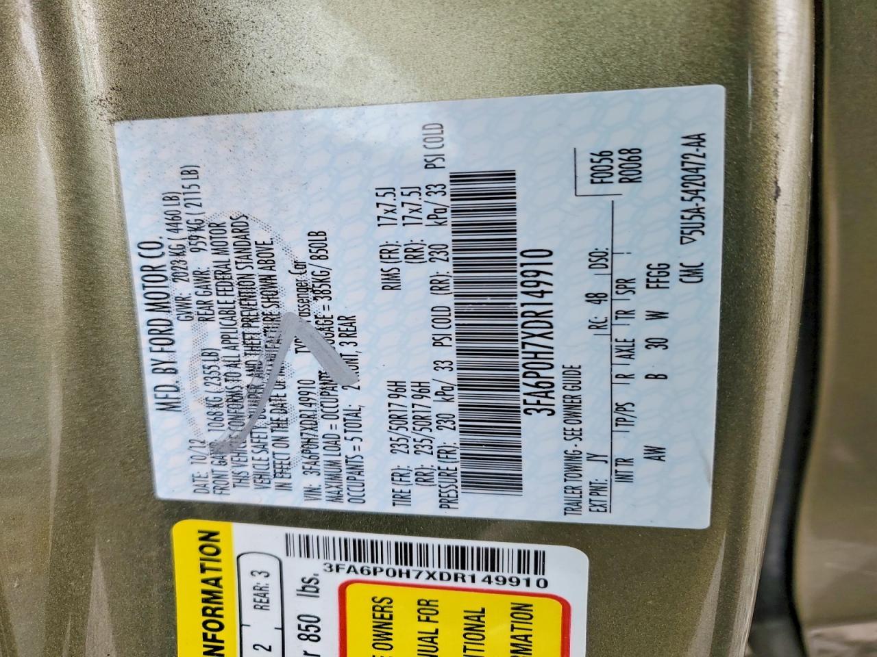 2013 Ford Fusion se