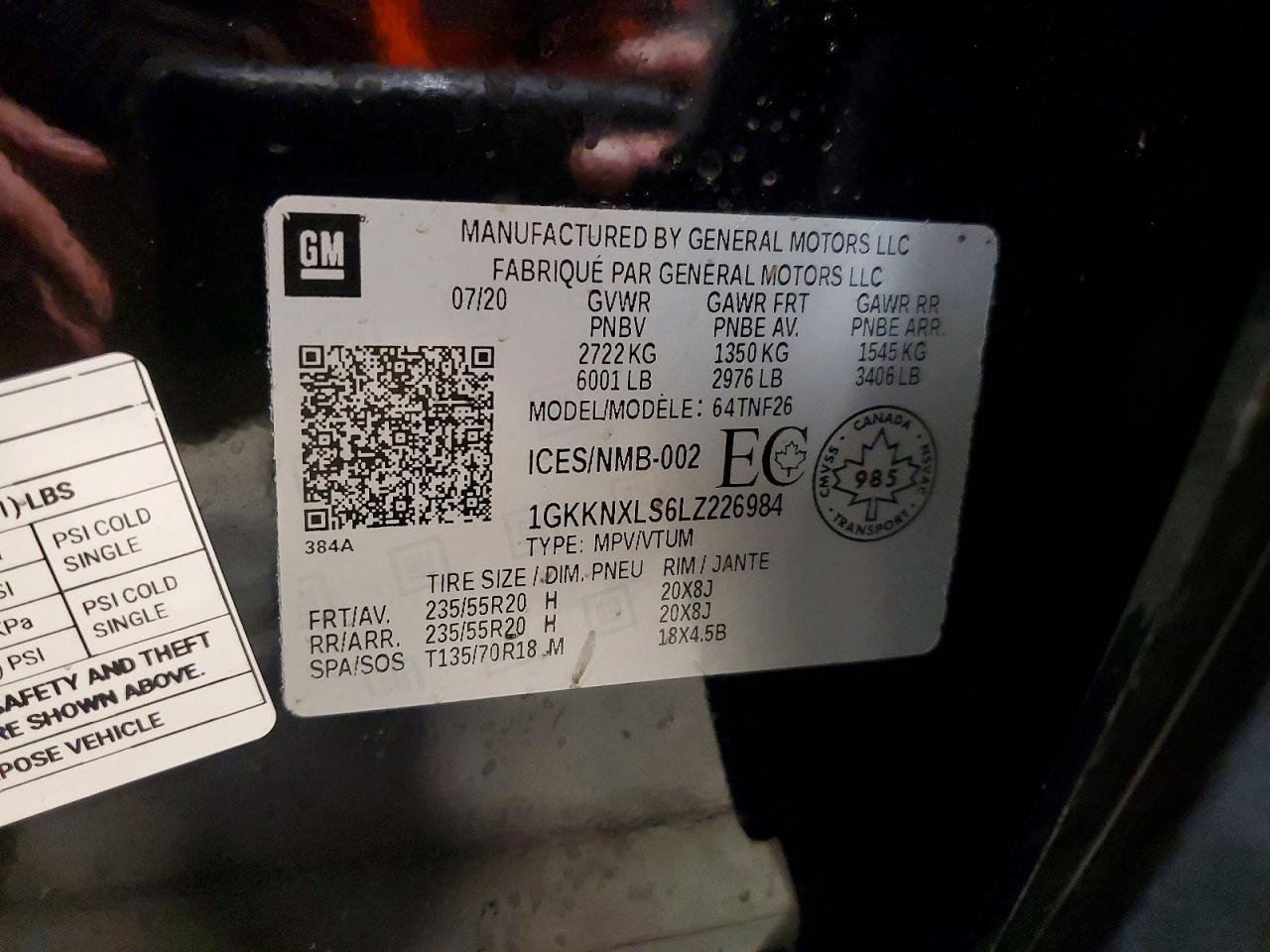2020 GMC Acadia Denali