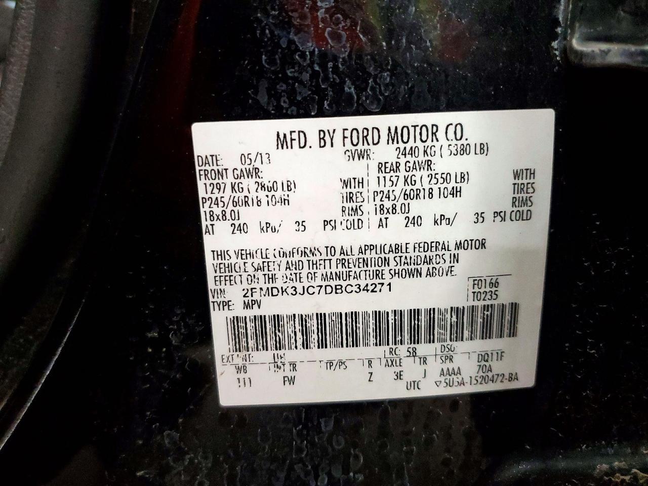 2013 Ford Edge sel