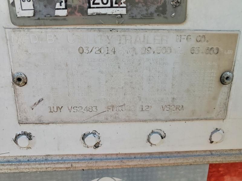 2015 Utility Vs2ra Refrigerated van Trailer