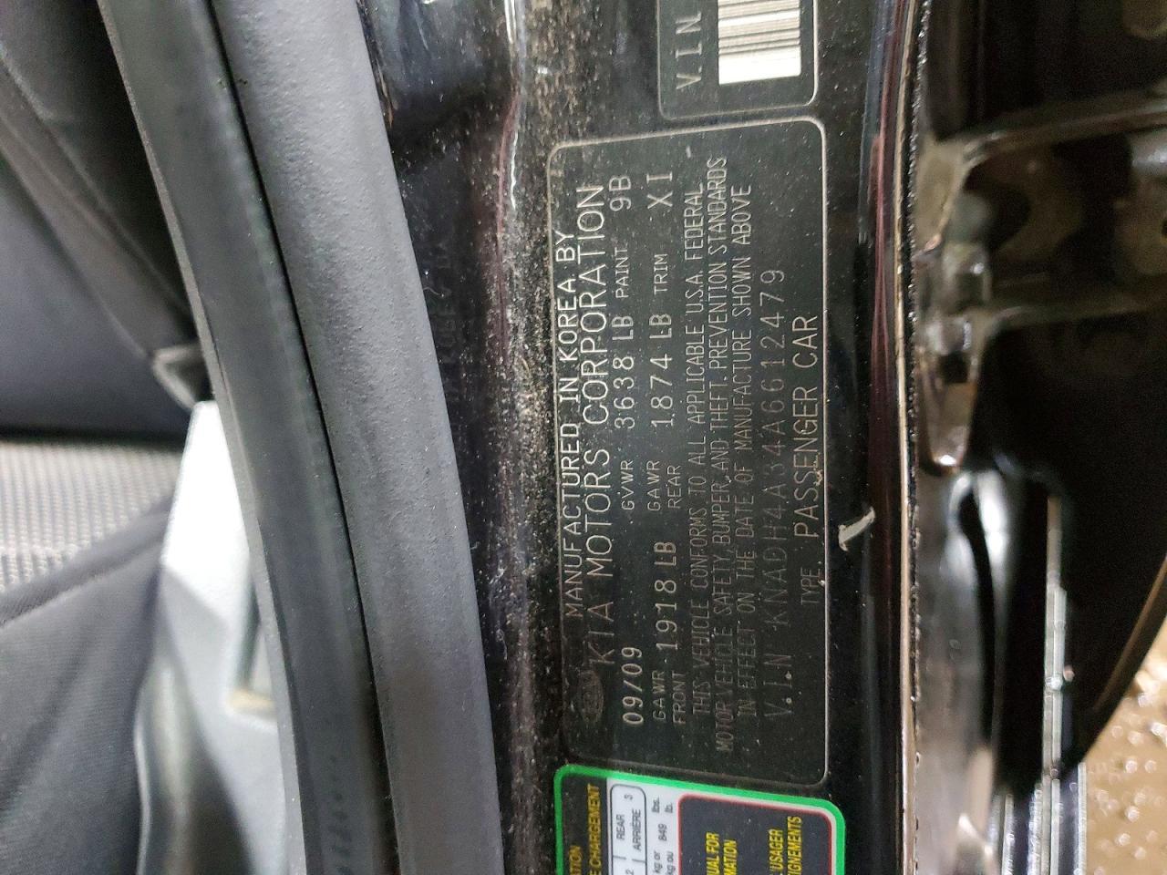 2010 KIA Rio lx