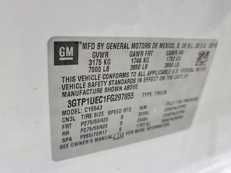 2015 GMC Sierra C1500 sle