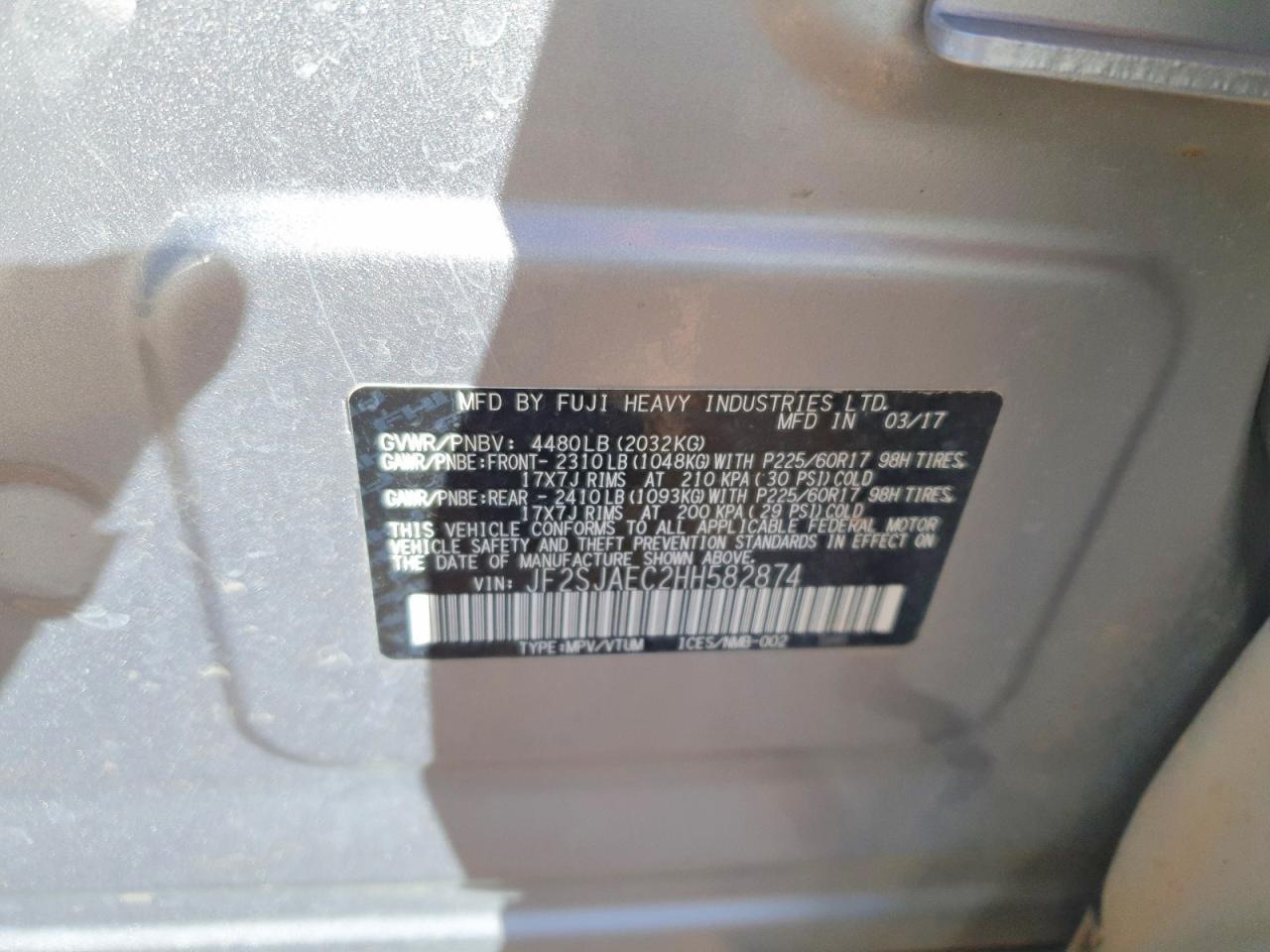 2017 Subaru Forester 2.5i Premium
