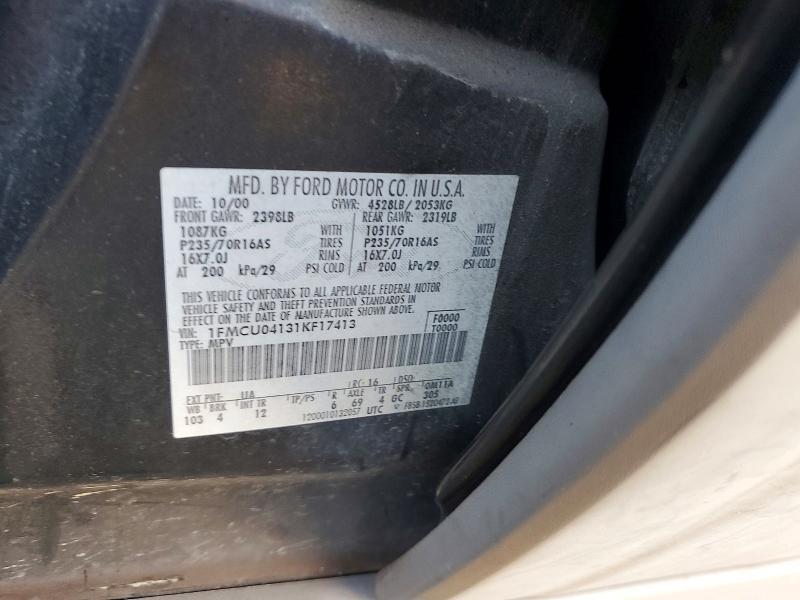 2001 Ford Escape xlt
