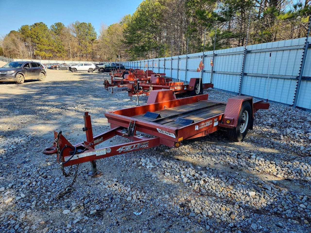 2015 Felling FT-6-T-1 Tilt Deck Equipment Trailer