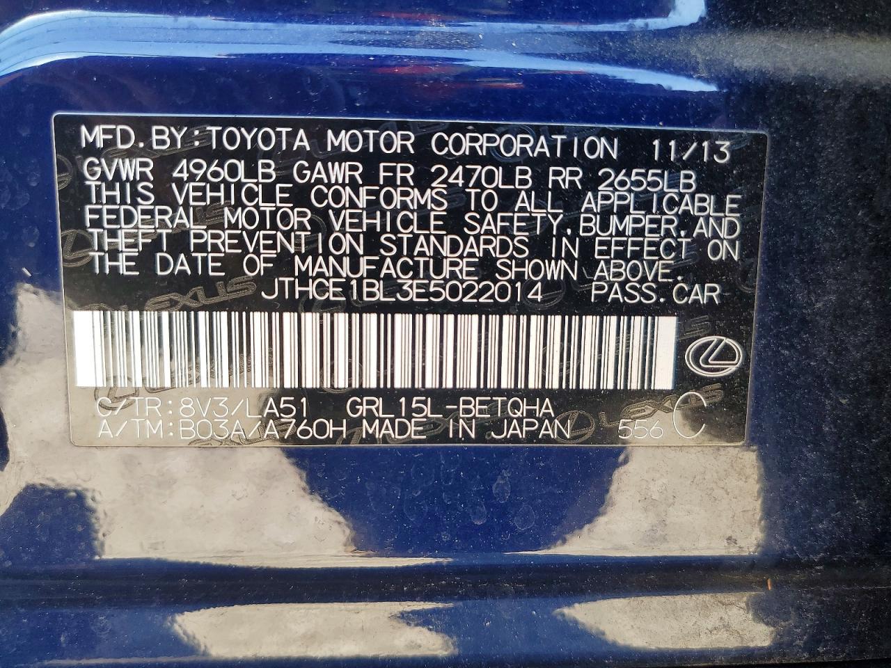 2014 Lexus Gs 350
