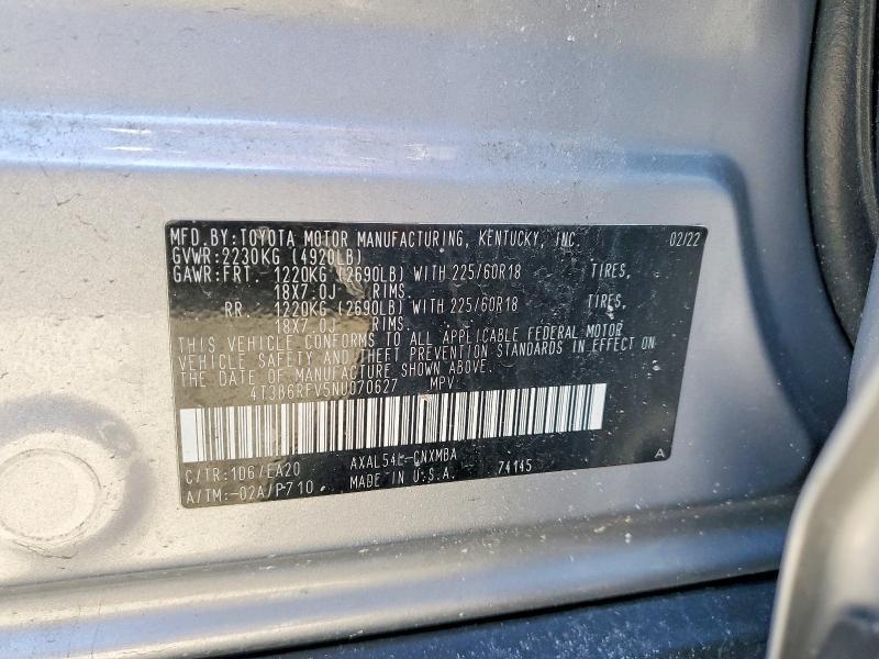 2022 Toyota Rav4 xle Premium
