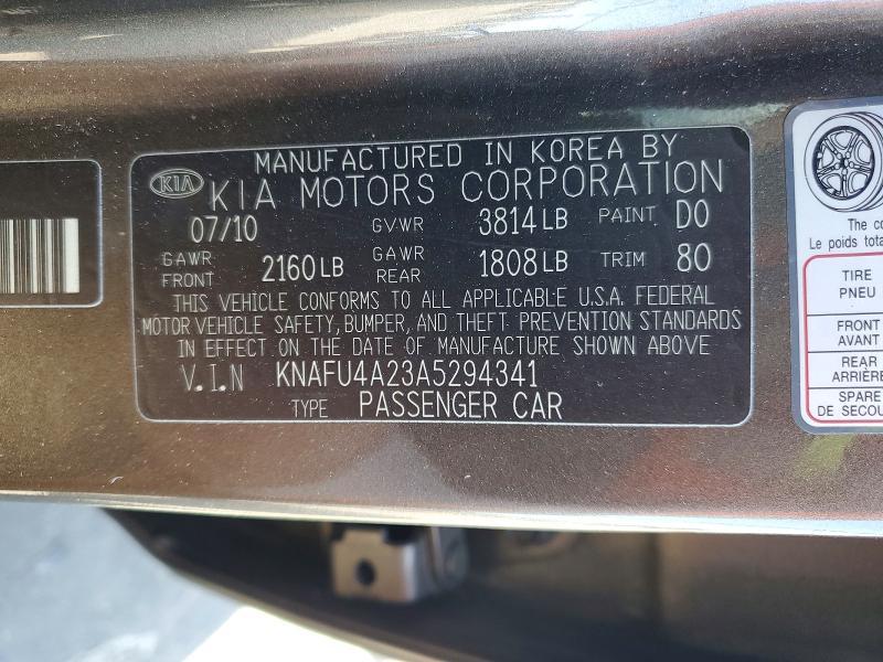2010 KIA Forte ex