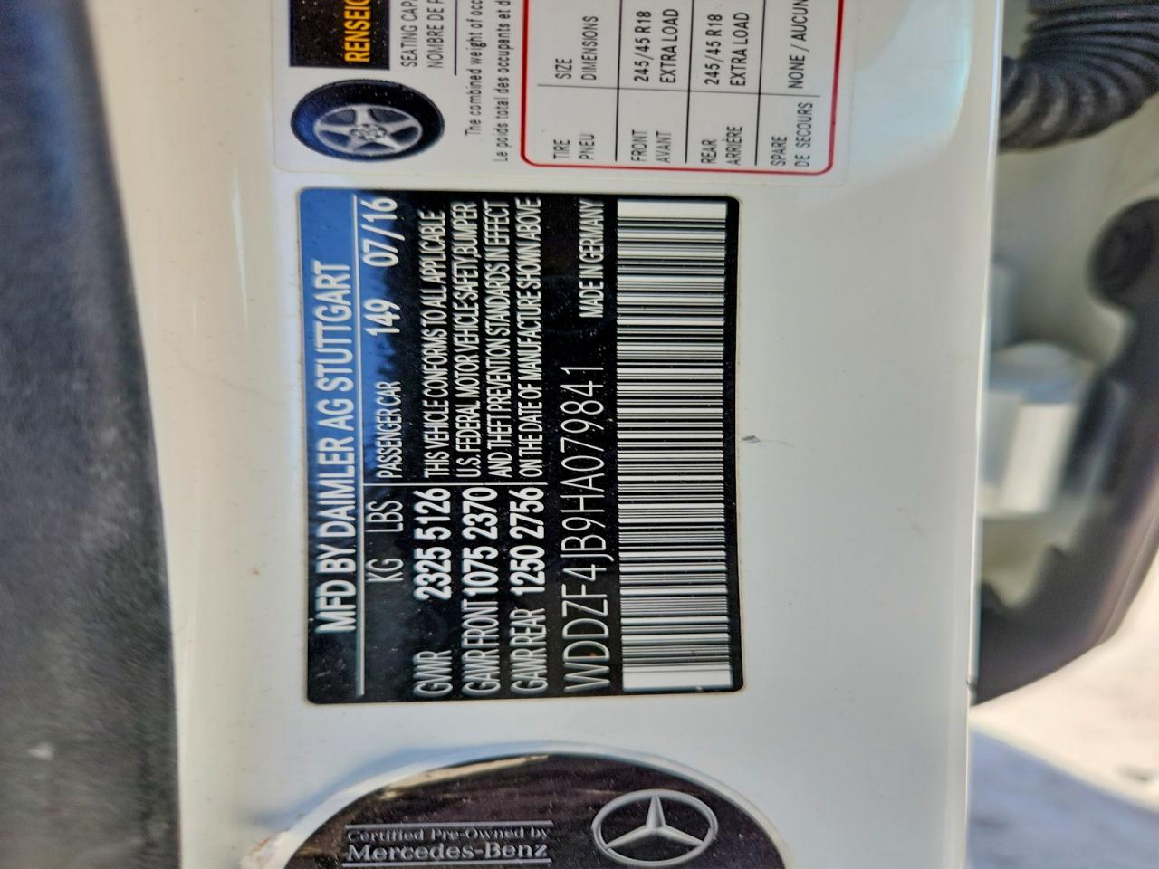2017 Mercedes-Benz E 300