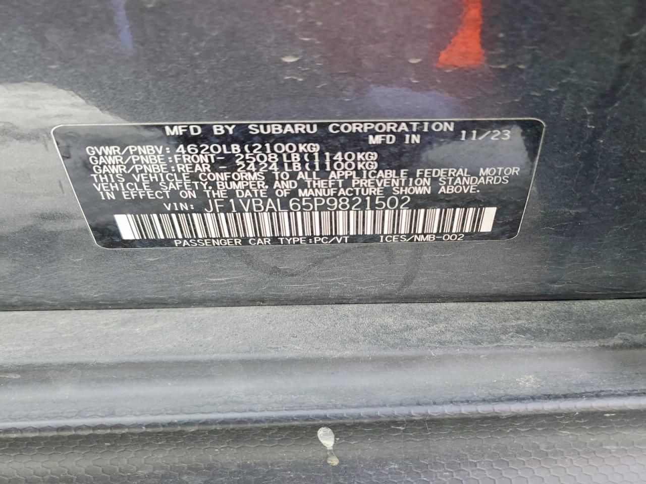 2023 Subaru Wrx Limited