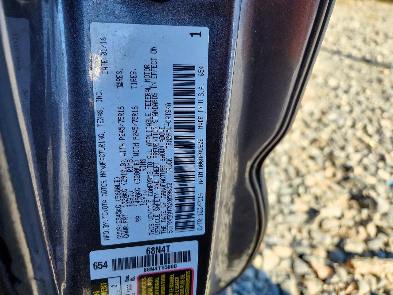 2016 Toyota Tacoma SR5