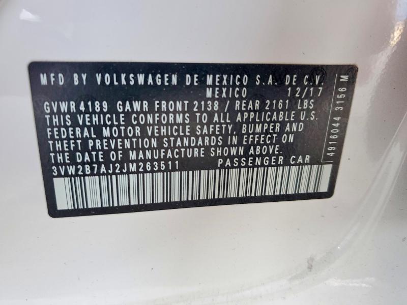 2018 Volkswagen Jetta s