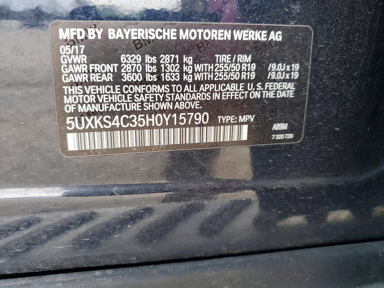 2017 BMW X5 Xdrive35d