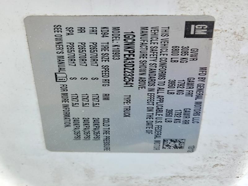 2013 Chevrolet Silverado K1500