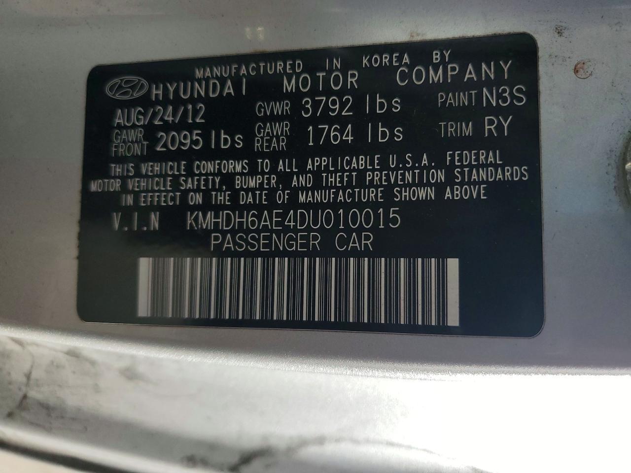2013 Hyundai Elantra Coupe gs