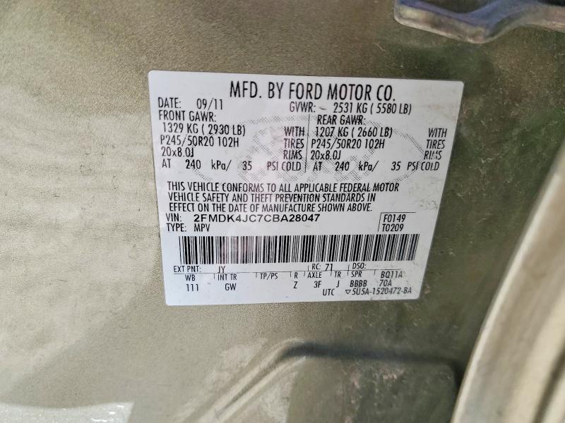 2012 Ford Edge sel