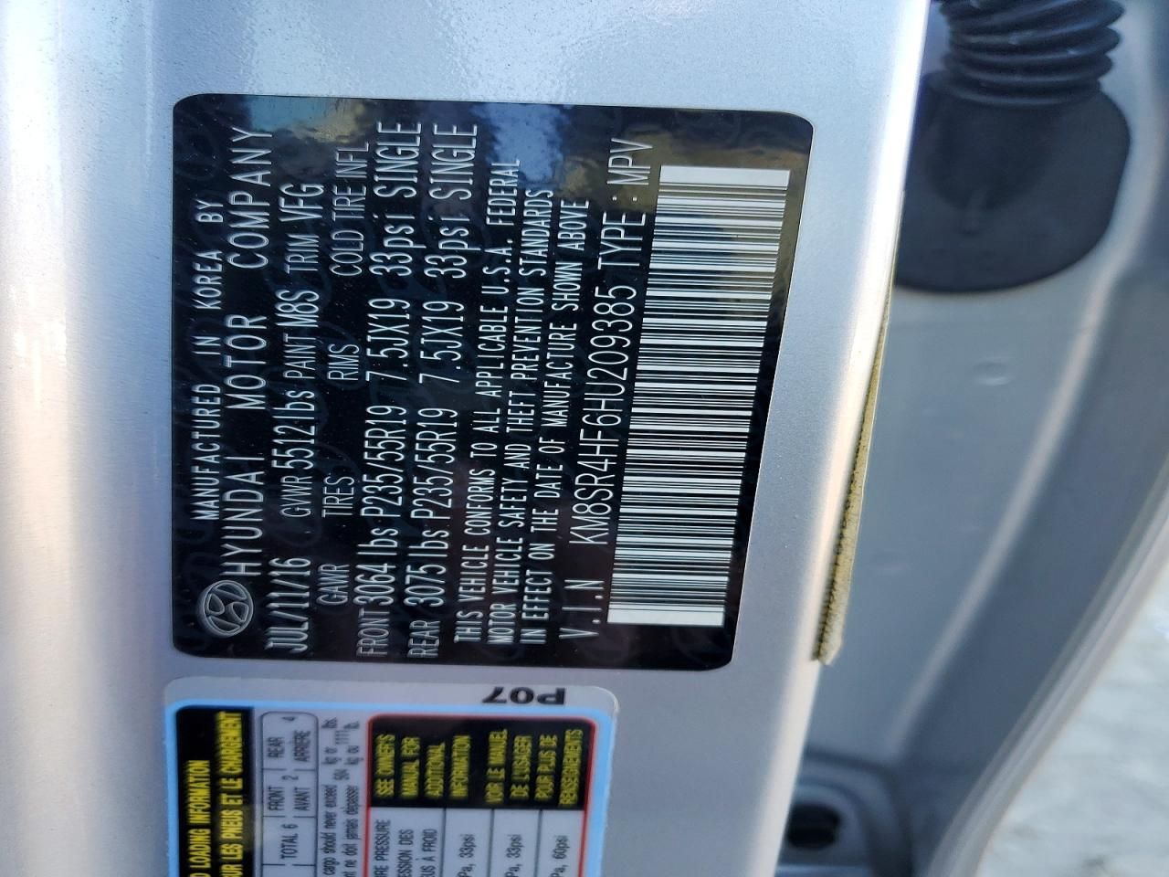 2017 Hyundai Santa fe se Ultimate