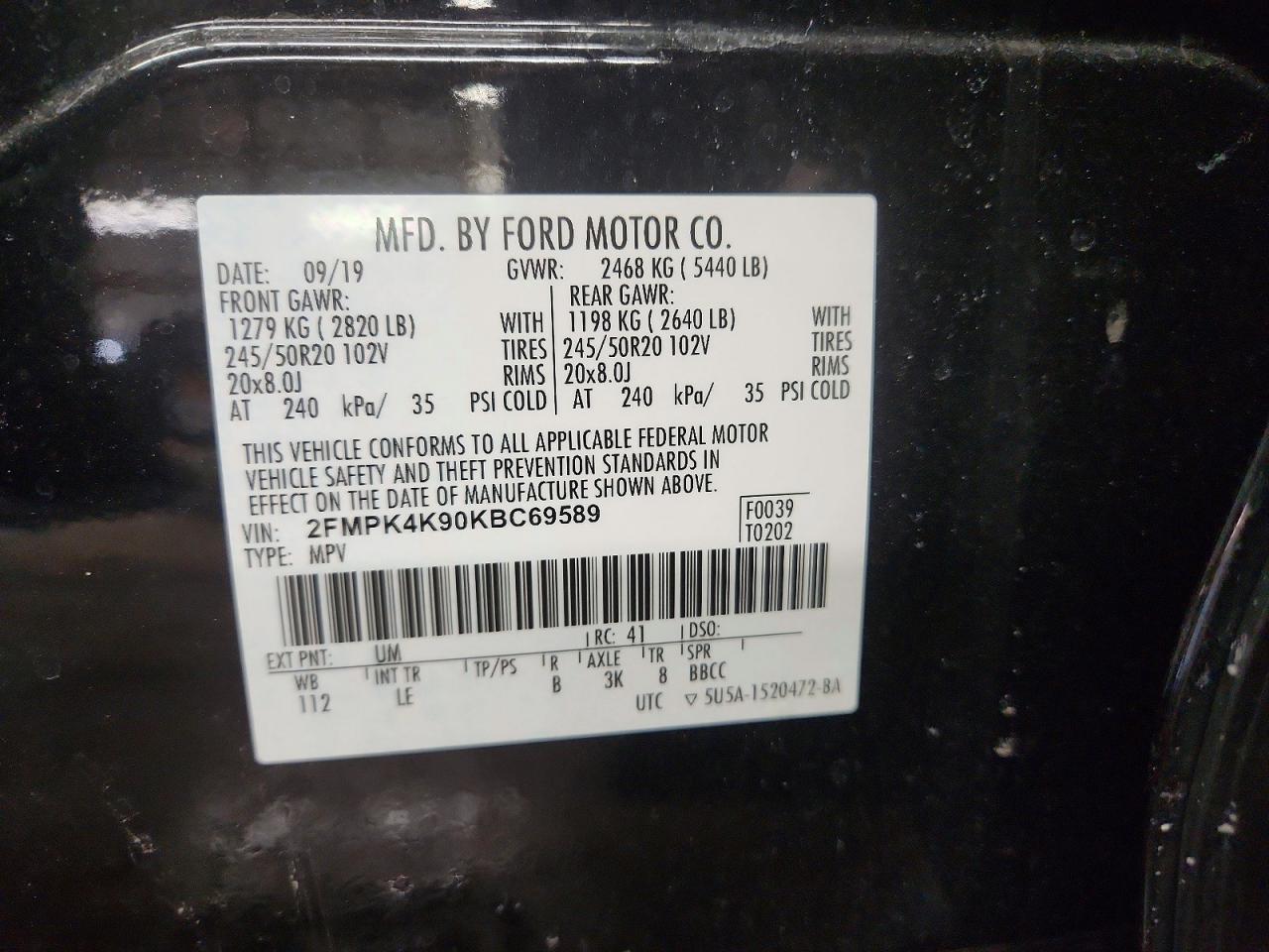 2019 Ford Edge Titanium