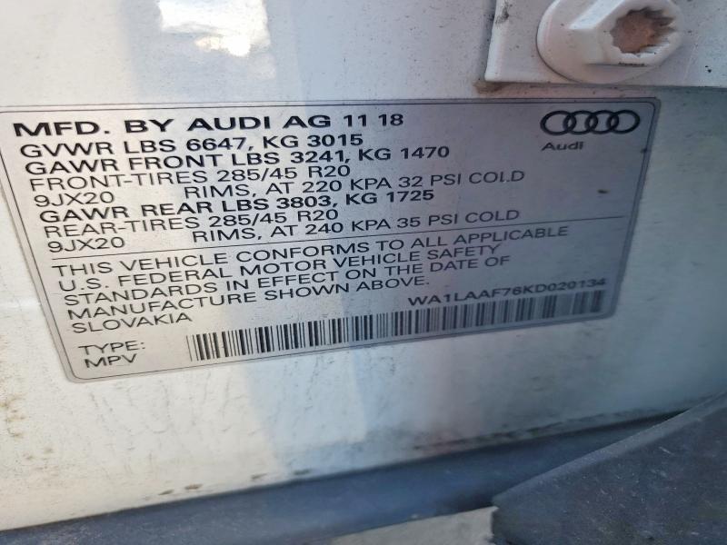 2019 Audi Q7 Premium Plus