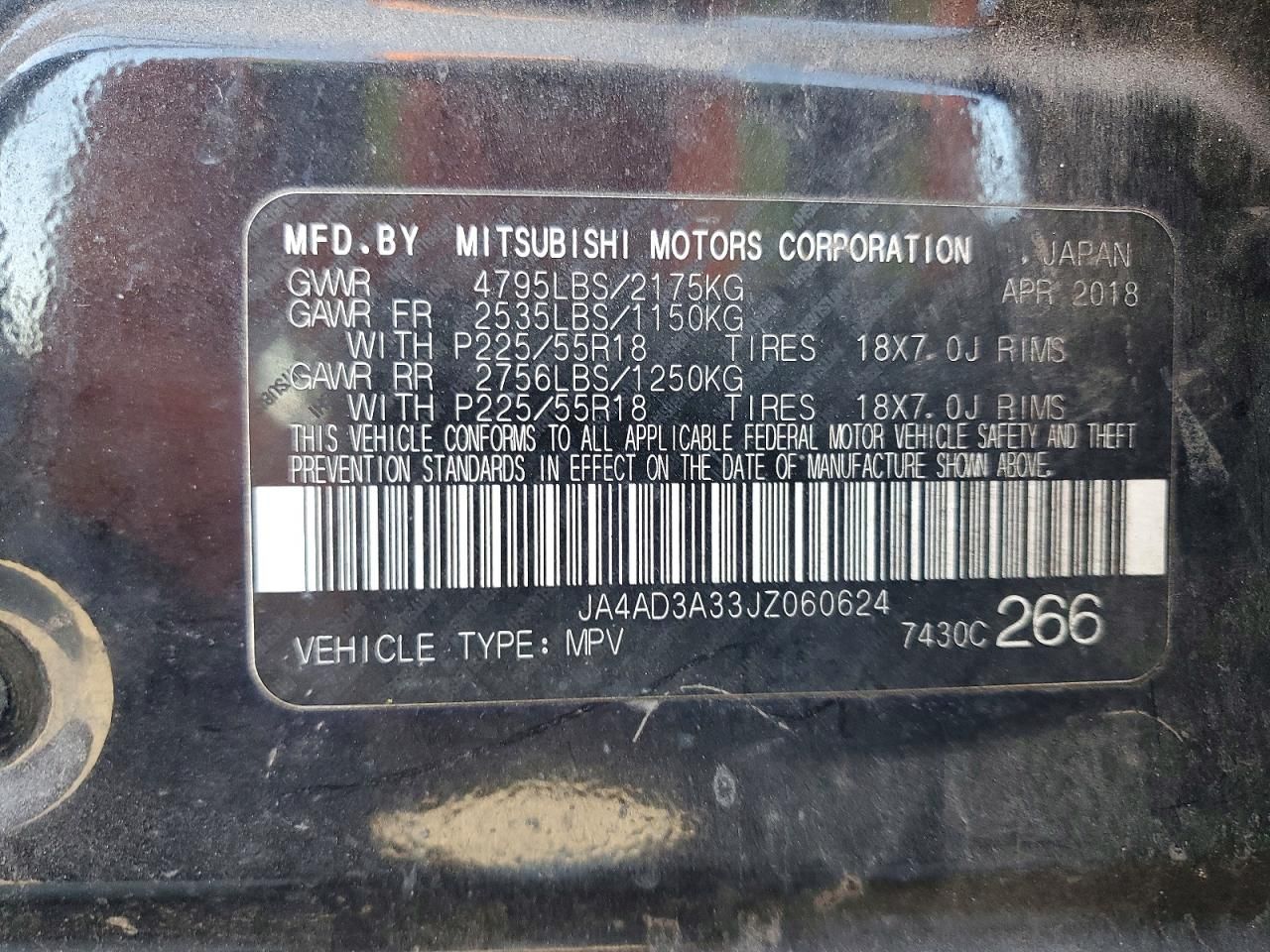 2018 Mitsubishi Outlander se