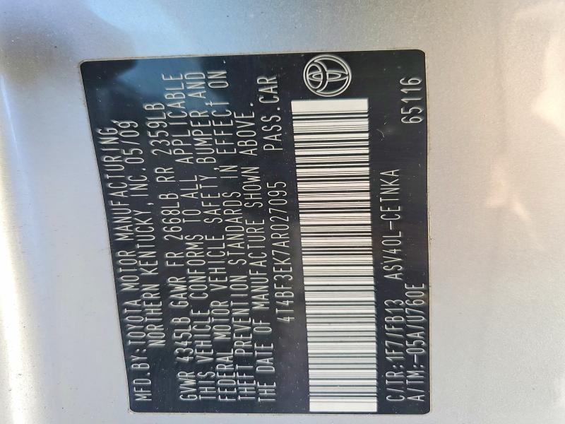 2010 Toyota Camry Base