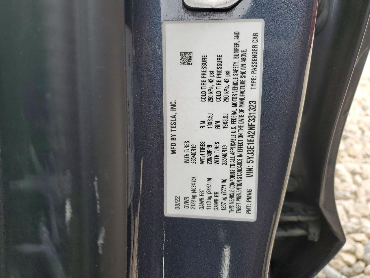 2022 Tesla Model 3