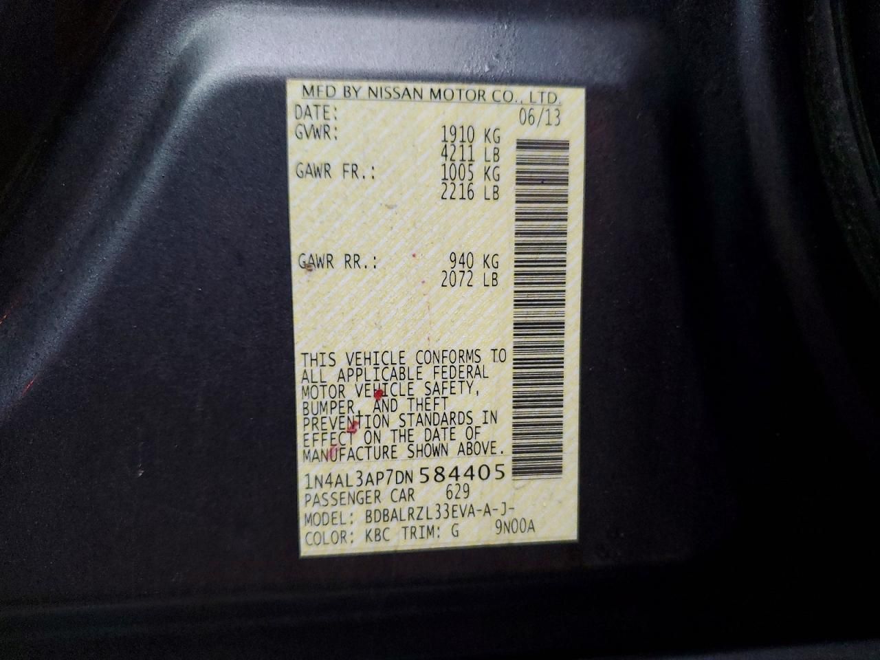 2013 Nissan Altima 2.5