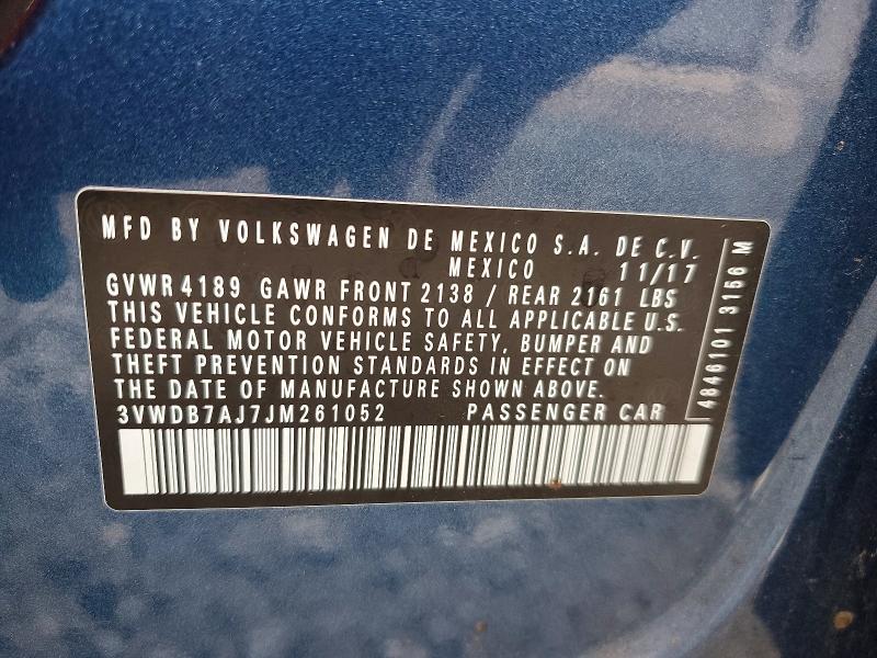 2018 Volkswagen Jetta se