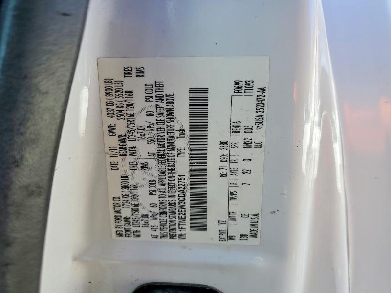 2012 Ford Econoline E250 van
