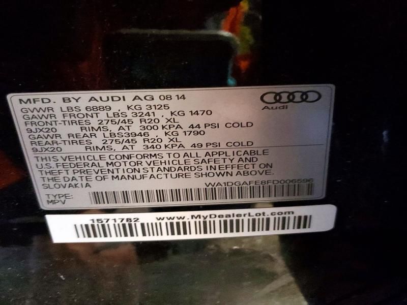 2015 Audi Q7 Prestige