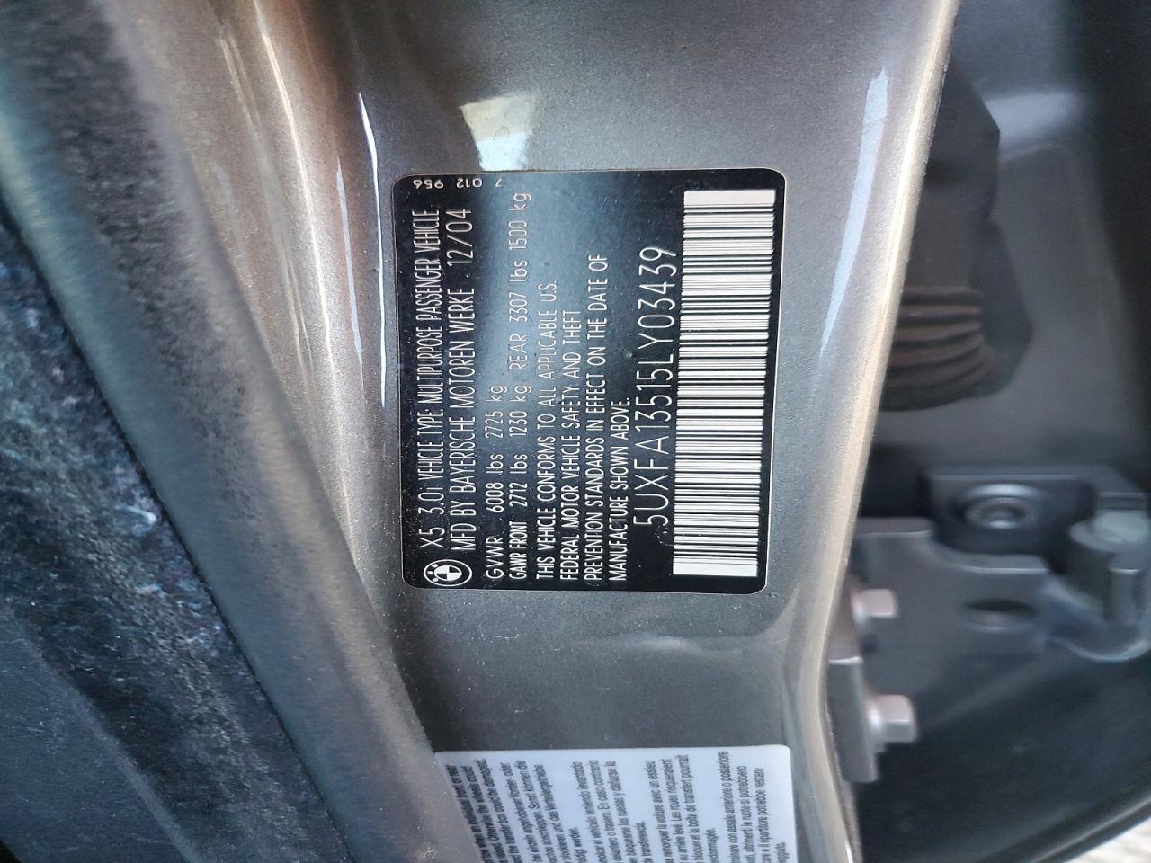 2005 BMW X5 3.0i